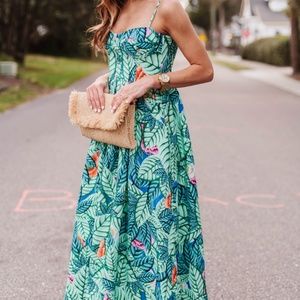 Mara Hoffman Leaf Bustier Dress